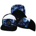 **ADULT** Color Vibes Hat - Flat Bill - Artist Storm - Black / White - Laser Mesh