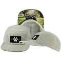 Dog Hat - 5 Panel - Corduroy - Sand - Fabric Back