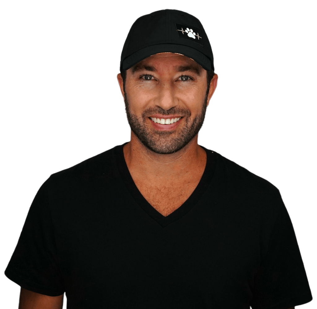 Dog Hat - Dad Hat - Black - Laser Mesh