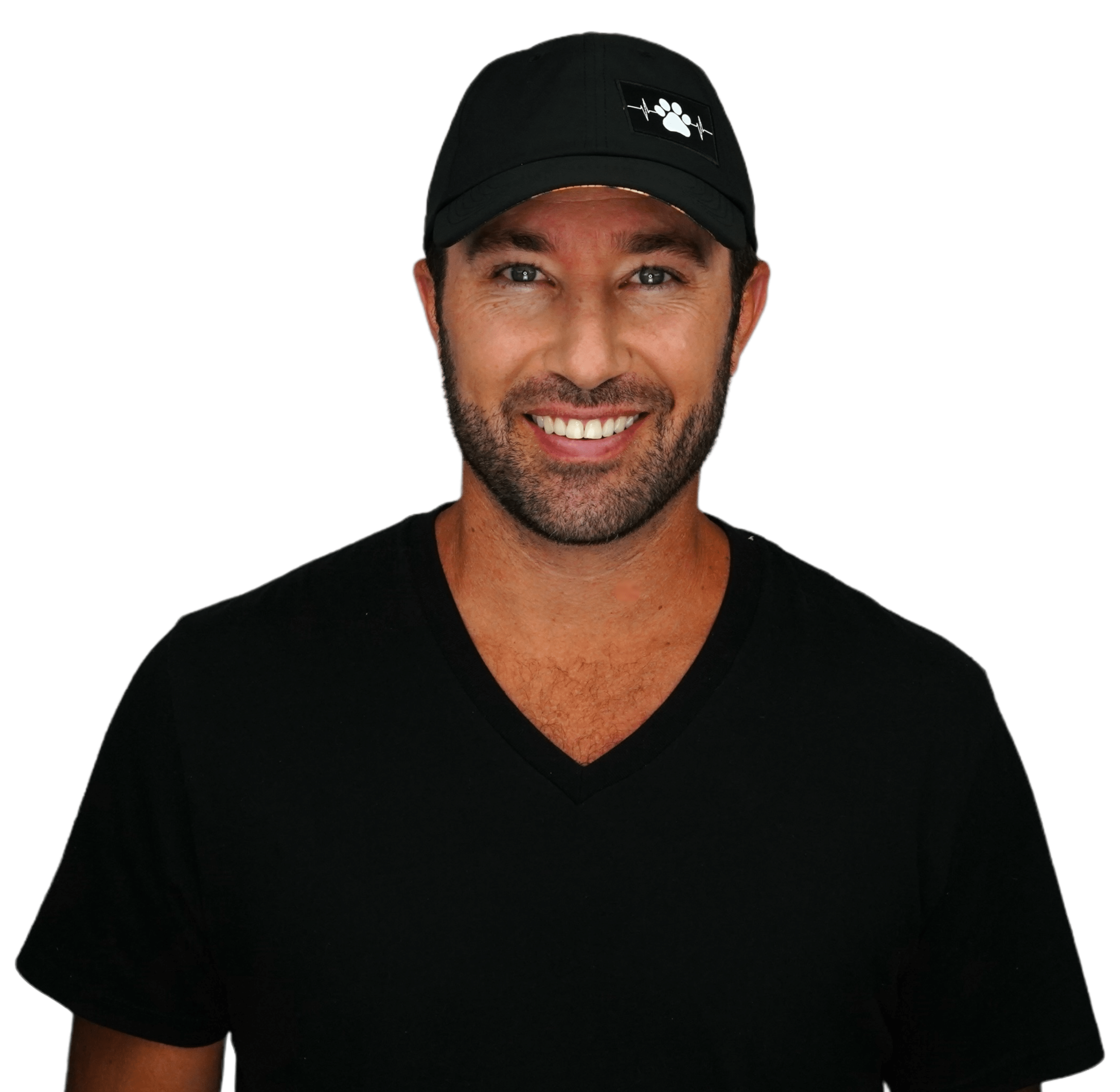 Dog Hat - Dad Hat - Black - Laser Mesh