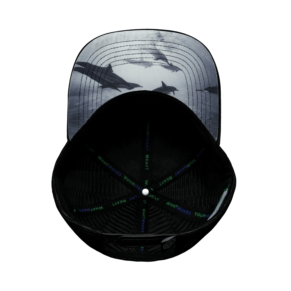 Florida Hat - Baseball Hat Fit - Black Camo / Black - Trucker Mesh