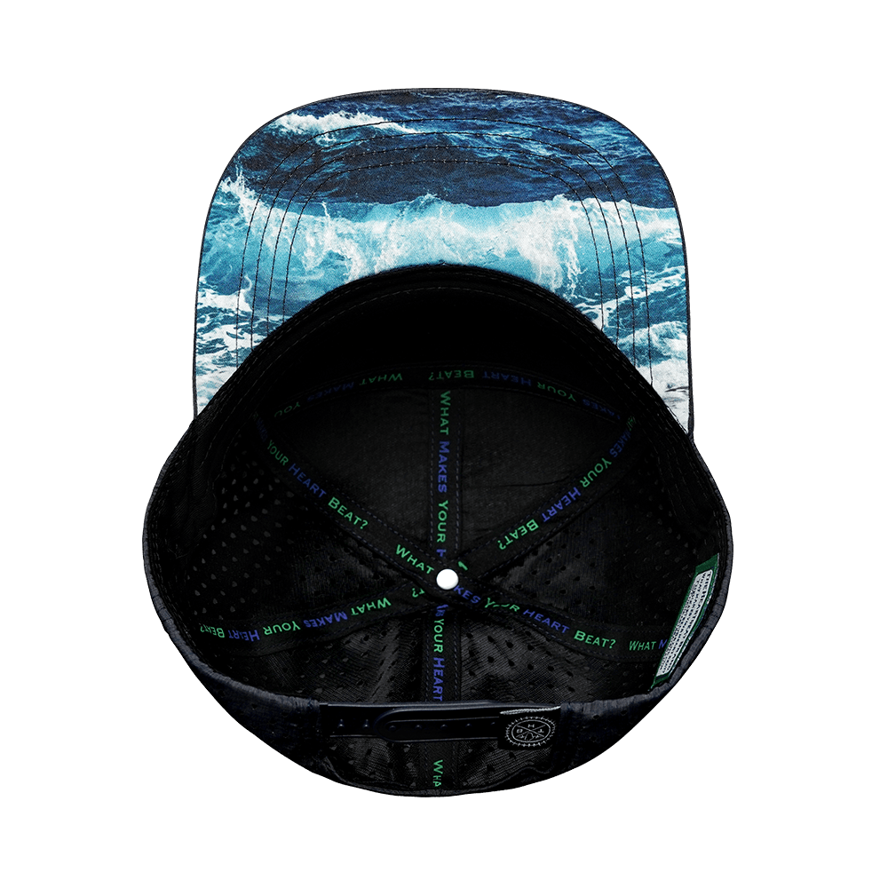 Florida Hat - Flat Bill - Ocean Blue - Laser Mesh