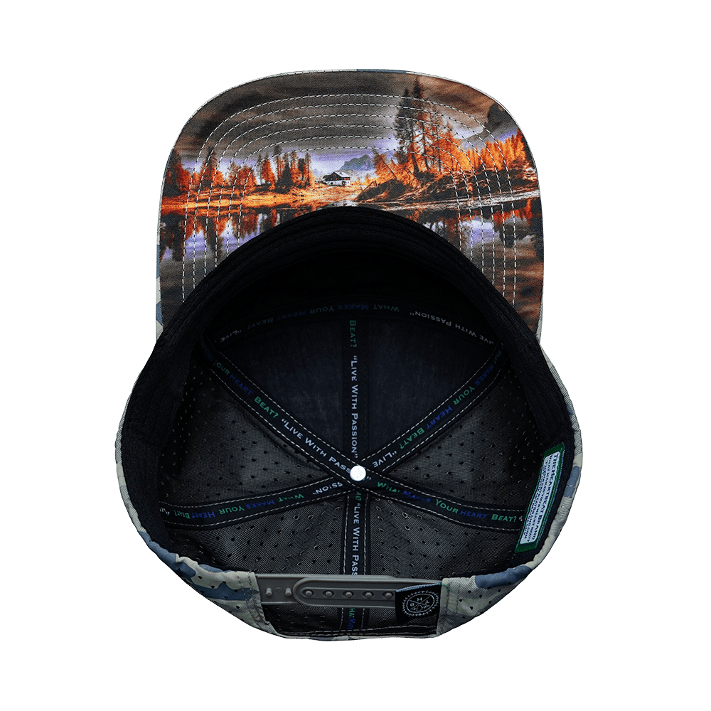 Hunting Hat - Flat Bill - Cork - Soft Sand Camo - Laser Mesh