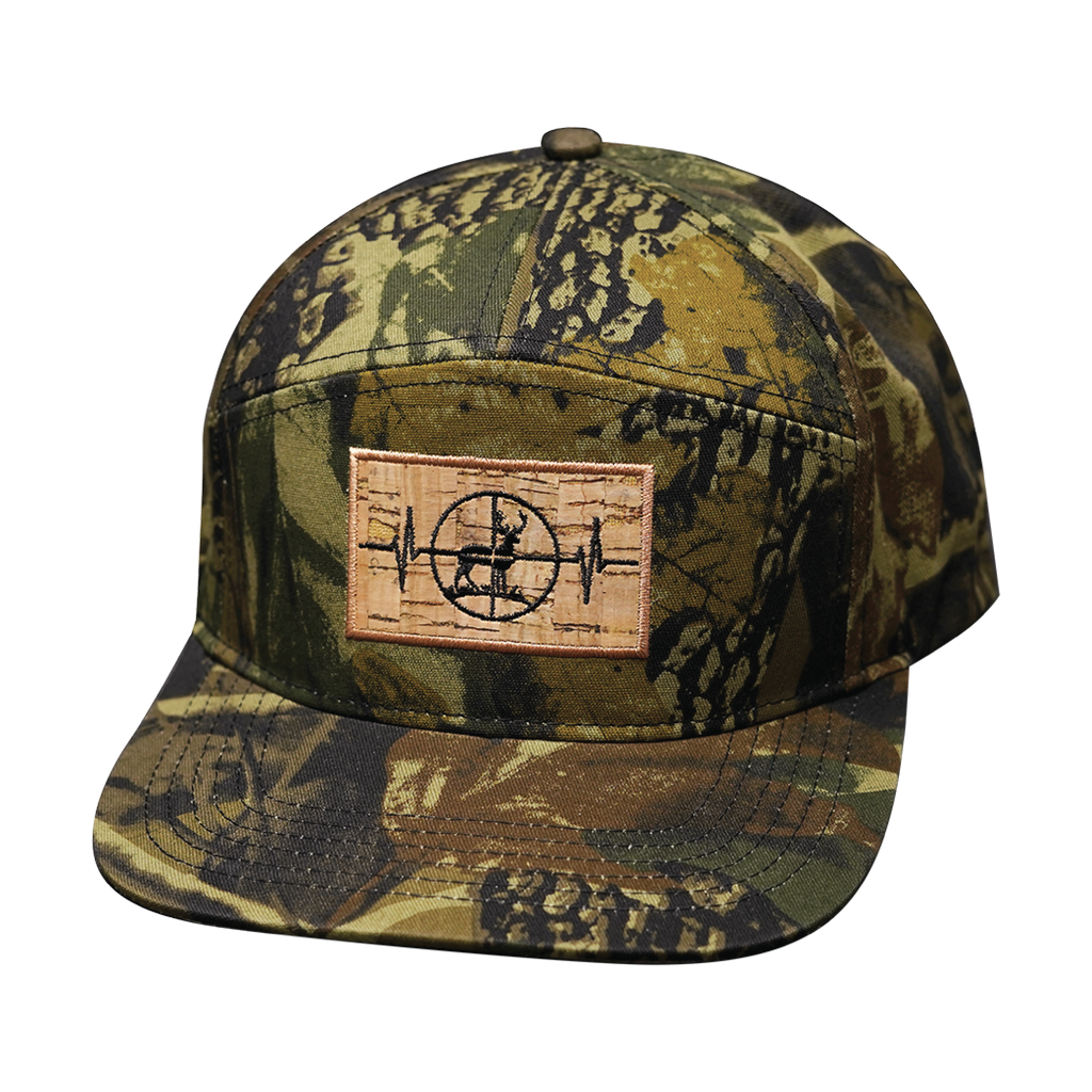 Hunting Hat - Flat Bill - Rust Tree Camo - Fabric Back