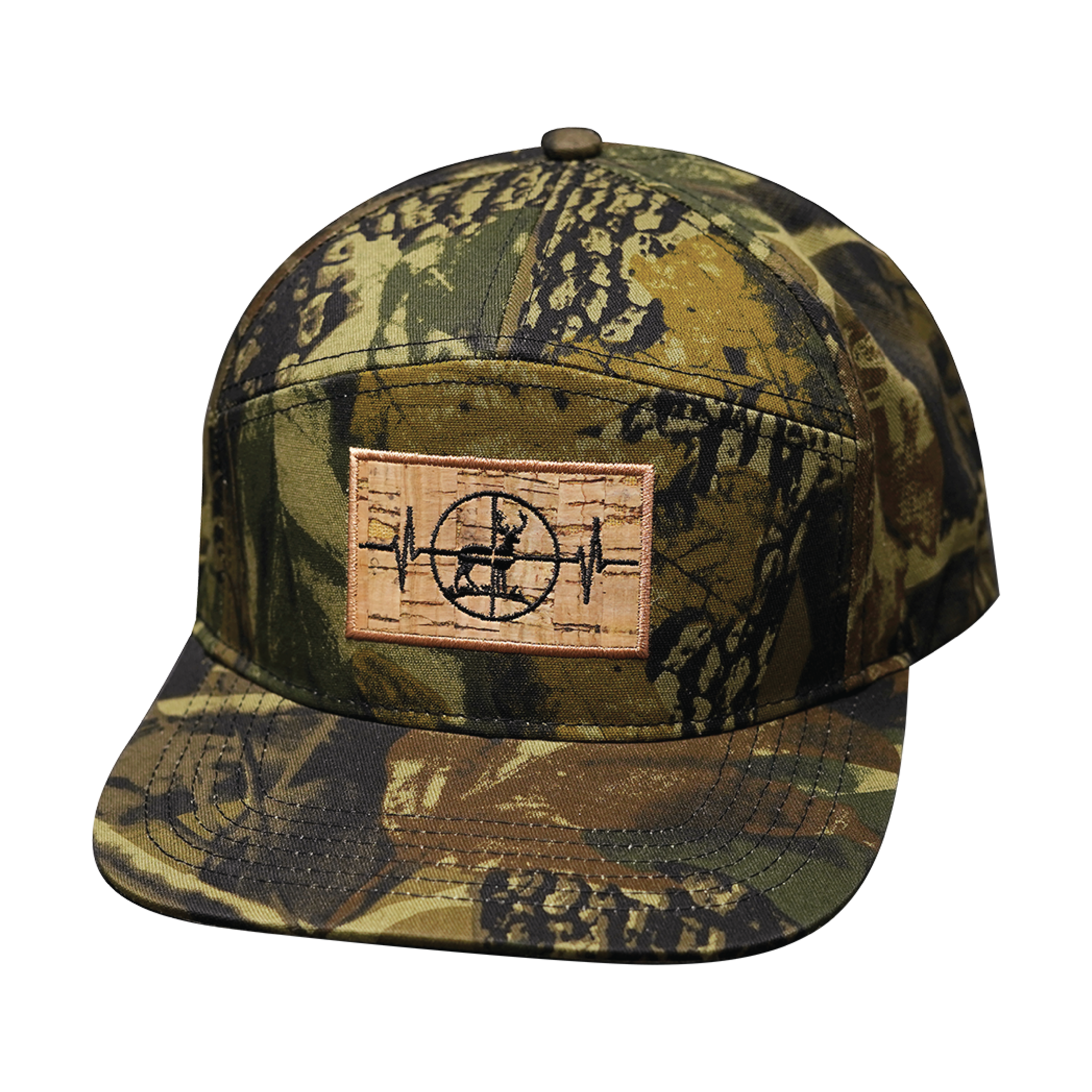 Hunting Hat - Flat Bill - Rust Tree Camo - Fabric Back