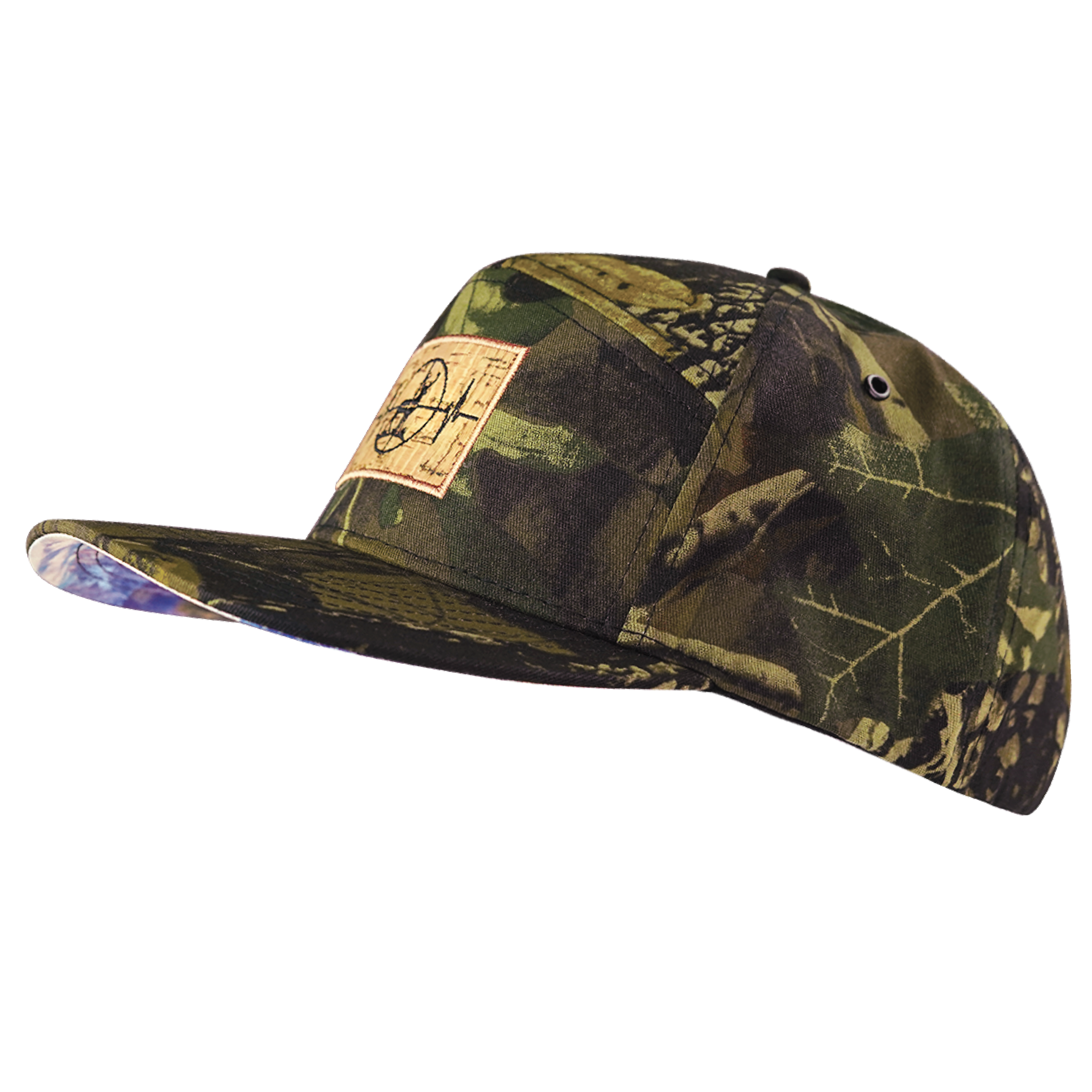 Hunting Hat - Flat Bill - Rust Tree Camo - Fabric Back