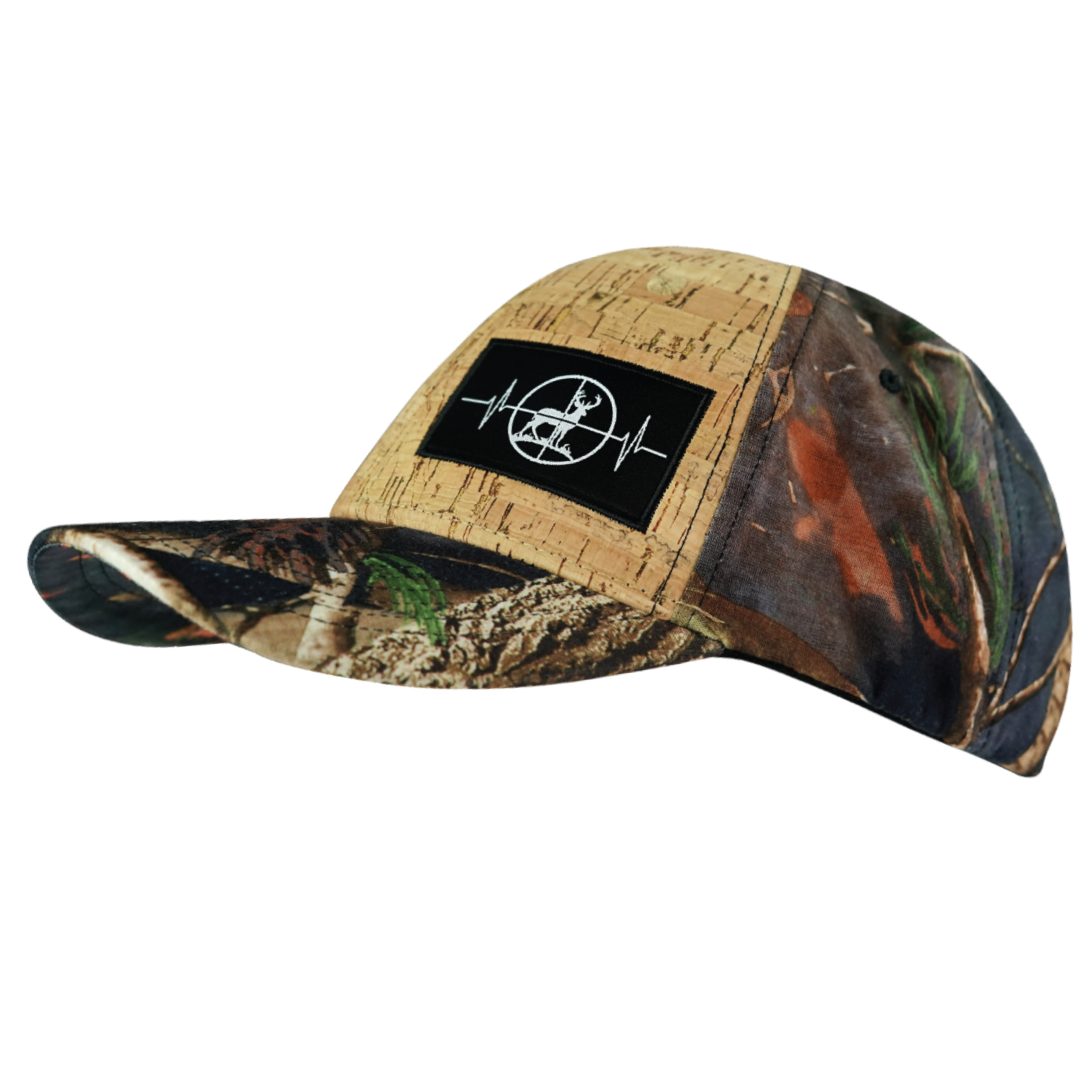 Hunting Hat - Low Profile - Cork - Fall Camo - Fabric Back