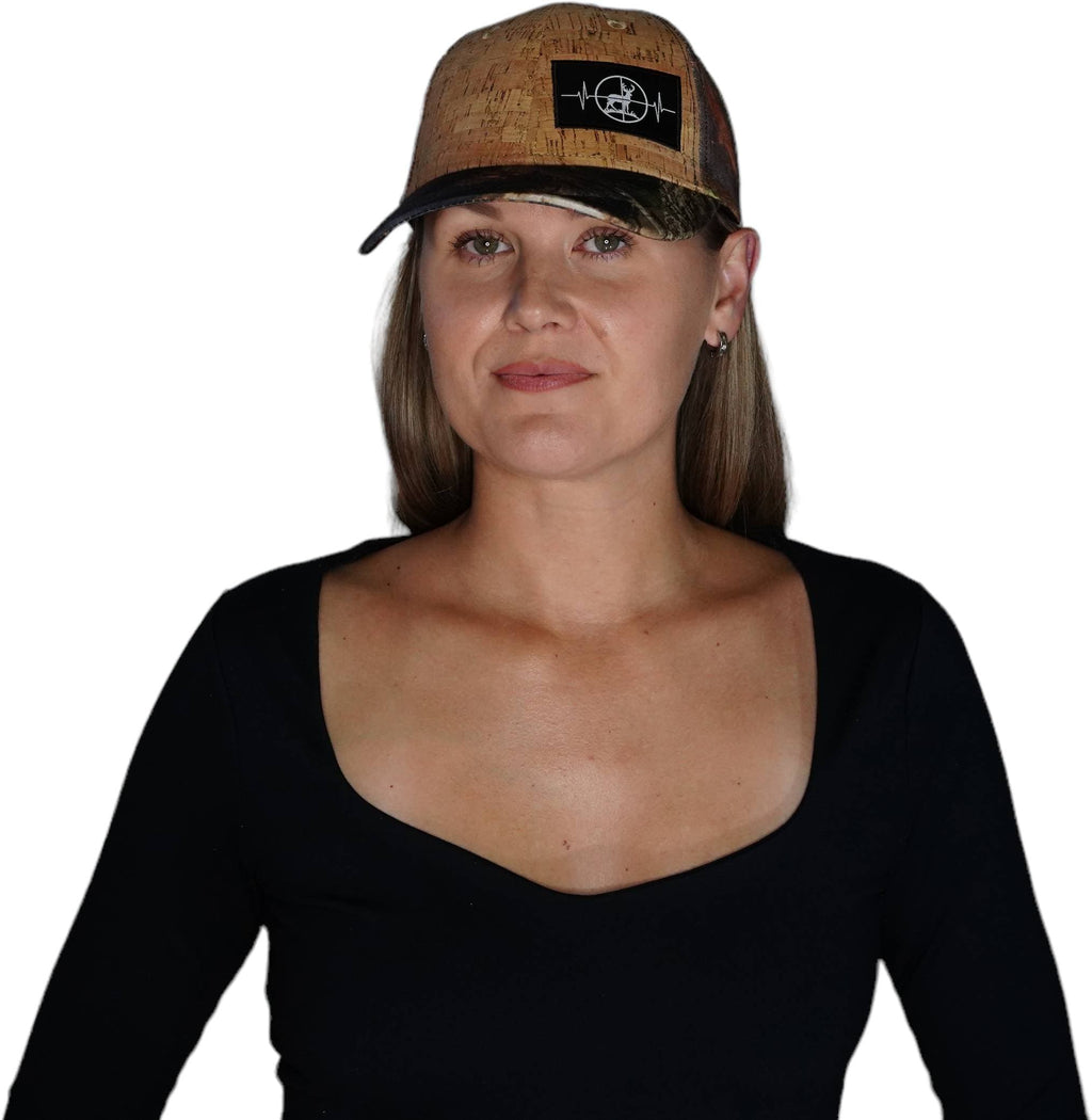 Hunting Hat - Low Profile - Cork - Fall Camo - Fabric Back