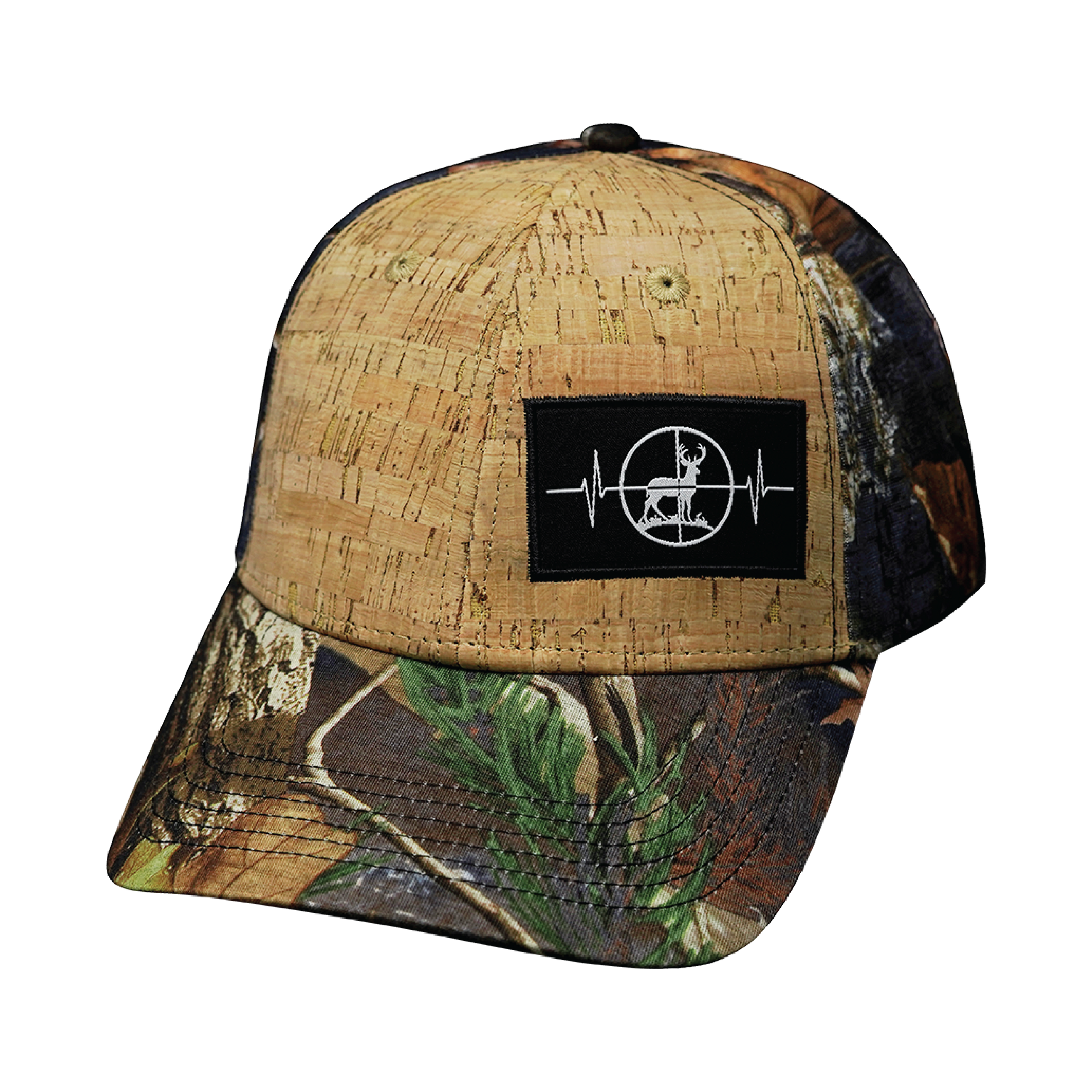 Hunting Hat - Low Profile - Cork - Fall Camo - Fabric Back