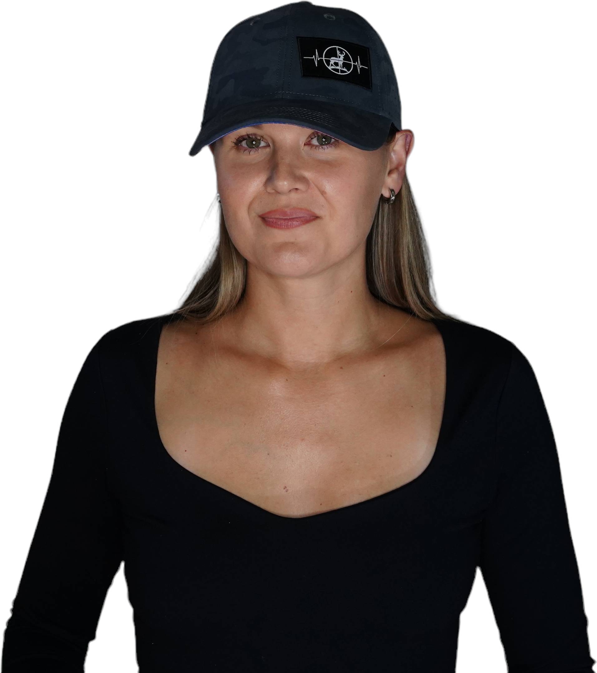 Hunting Hat - Low Profile - Soft Dark Camo - Laser Mesh