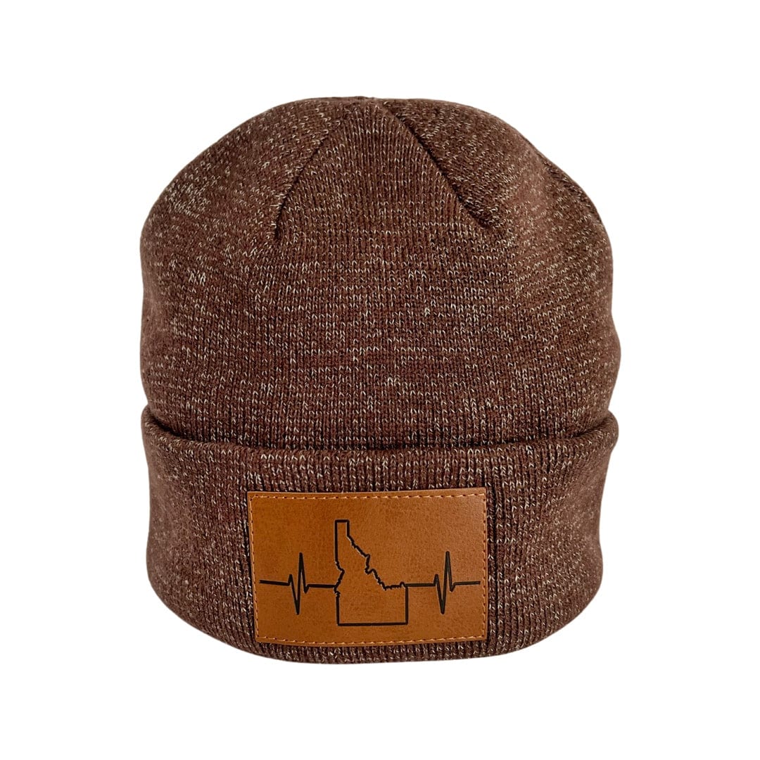 Idaho Beanie - Marled Cuff - Brown