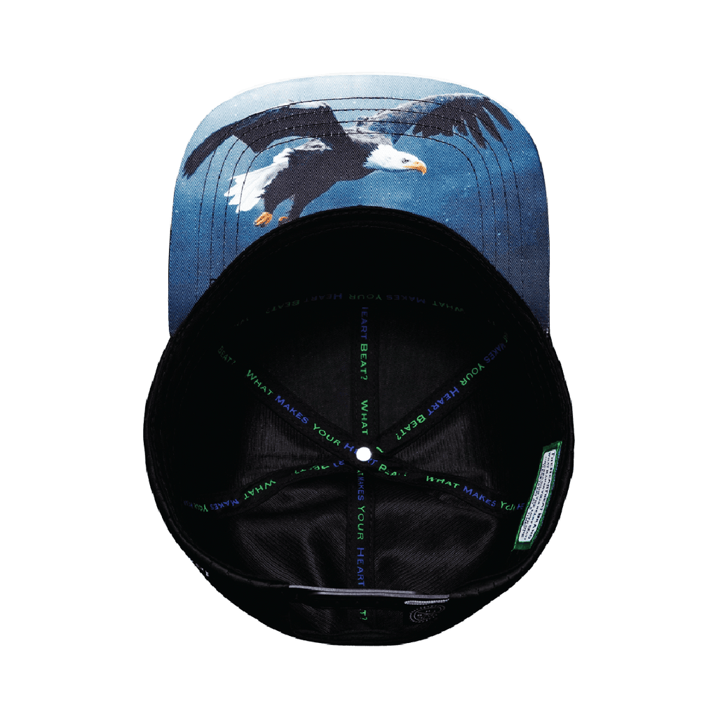 Idaho Hat - Flat Bill - Navy Camo / Black - Laser Mesh