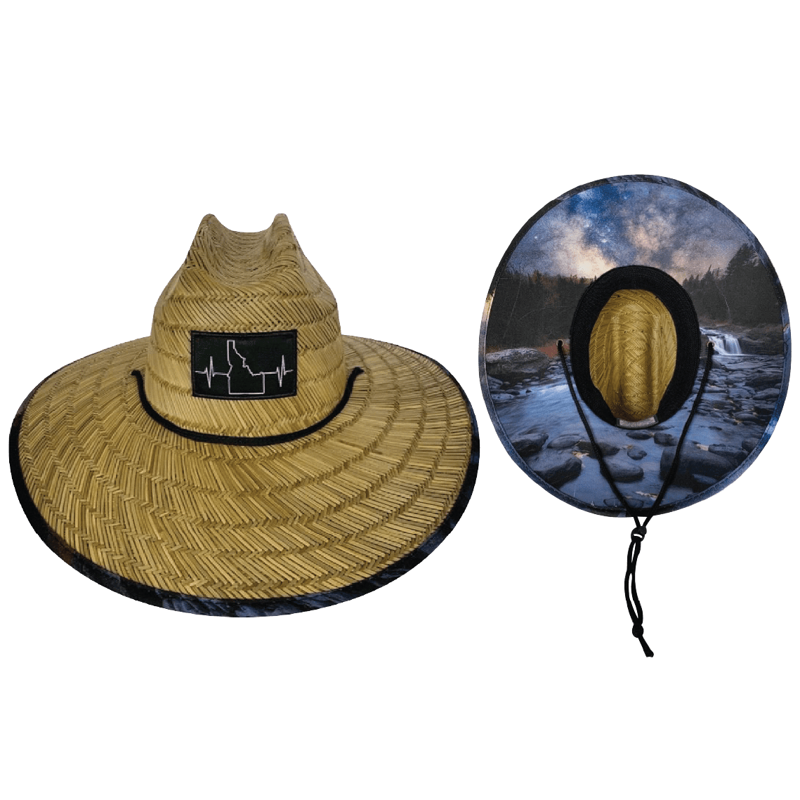 Idaho Straw - Sun Hat - McCall Night