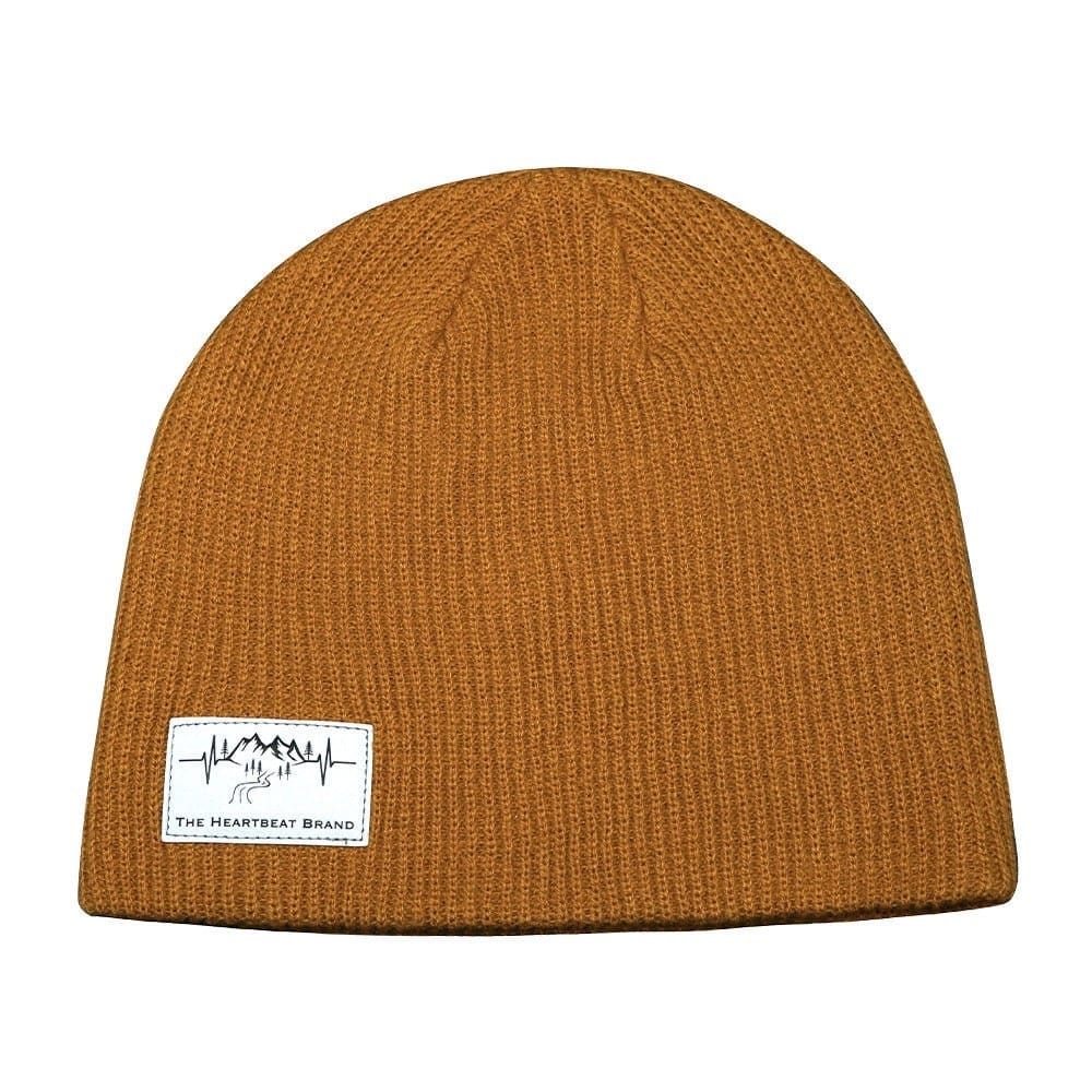 Mountains Beanie - No Cuff - Copper