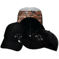 Nevada Hat - Airmesh - Athletic Fit - Black - Fabric Back