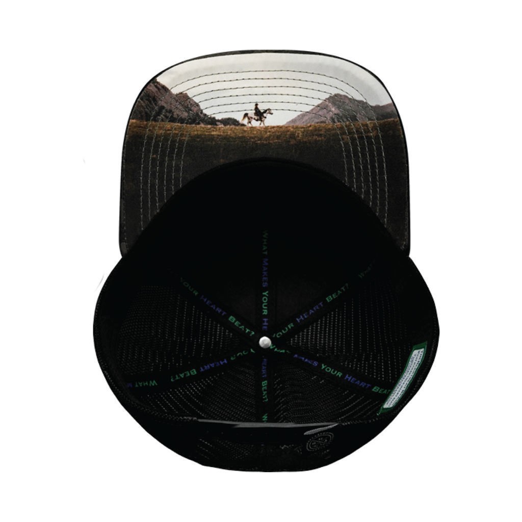 Nevada Hat - Baseball Hat - Tan Camo / Black - Trucker Mesh