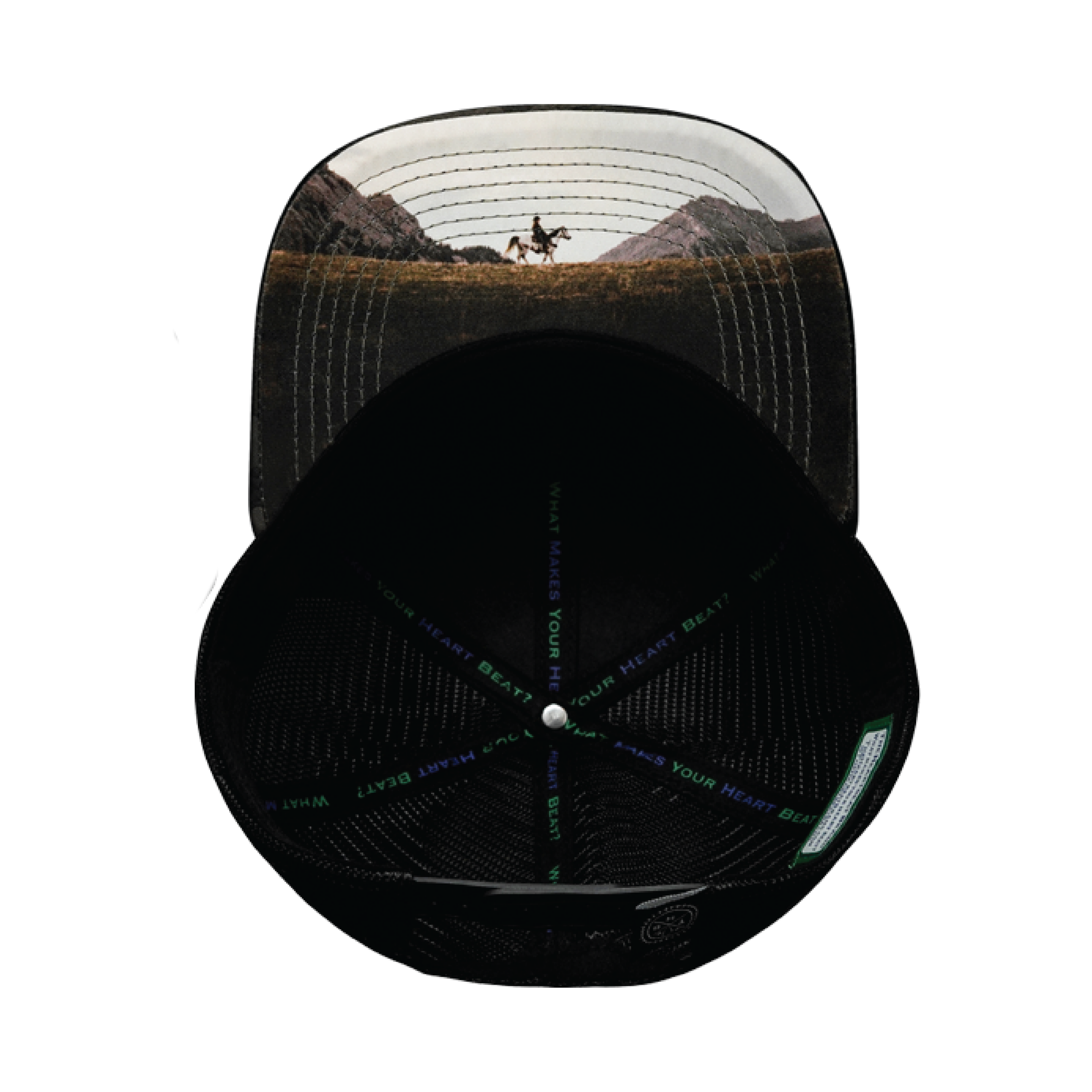 Nevada Hat - Baseball Hat - Tan Camo / Black - Trucker Mesh