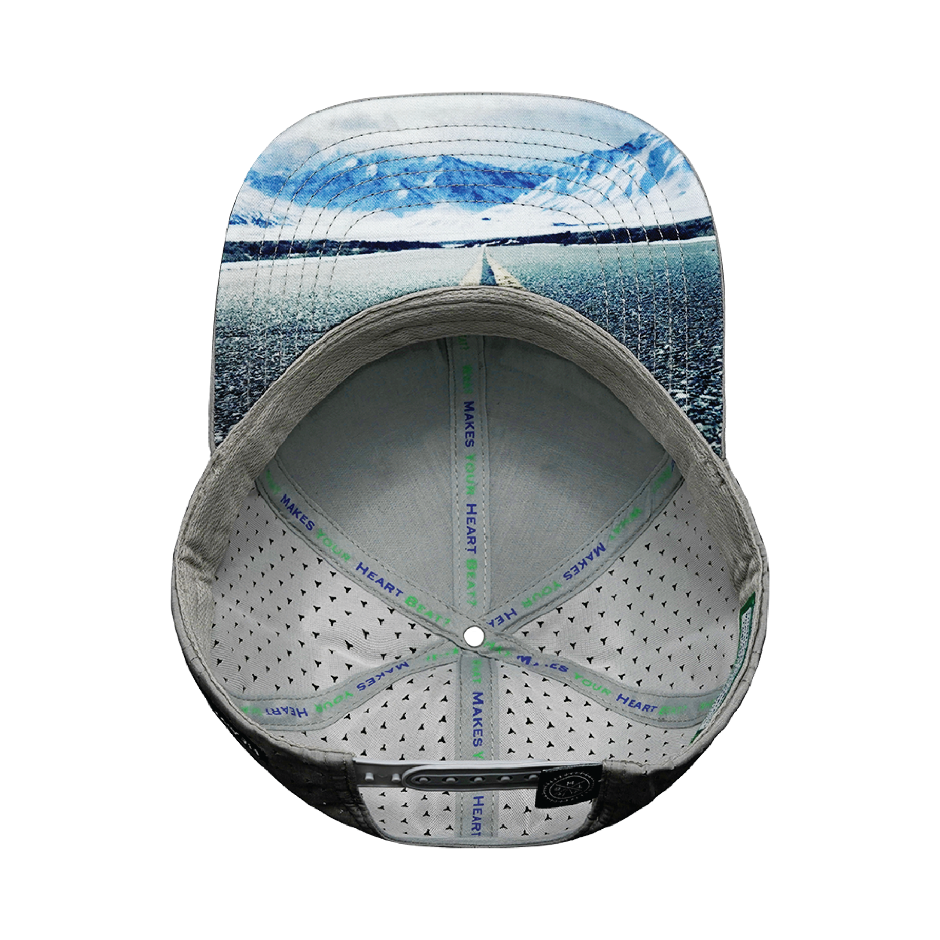 Nevada Hat - Baseball Hat - Gray - Laser Mesh
