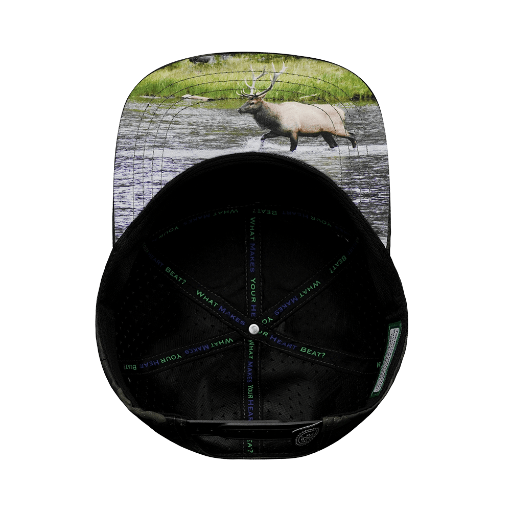 Nevada Hat - Flat Bill - Green Camo - Laser Mesh