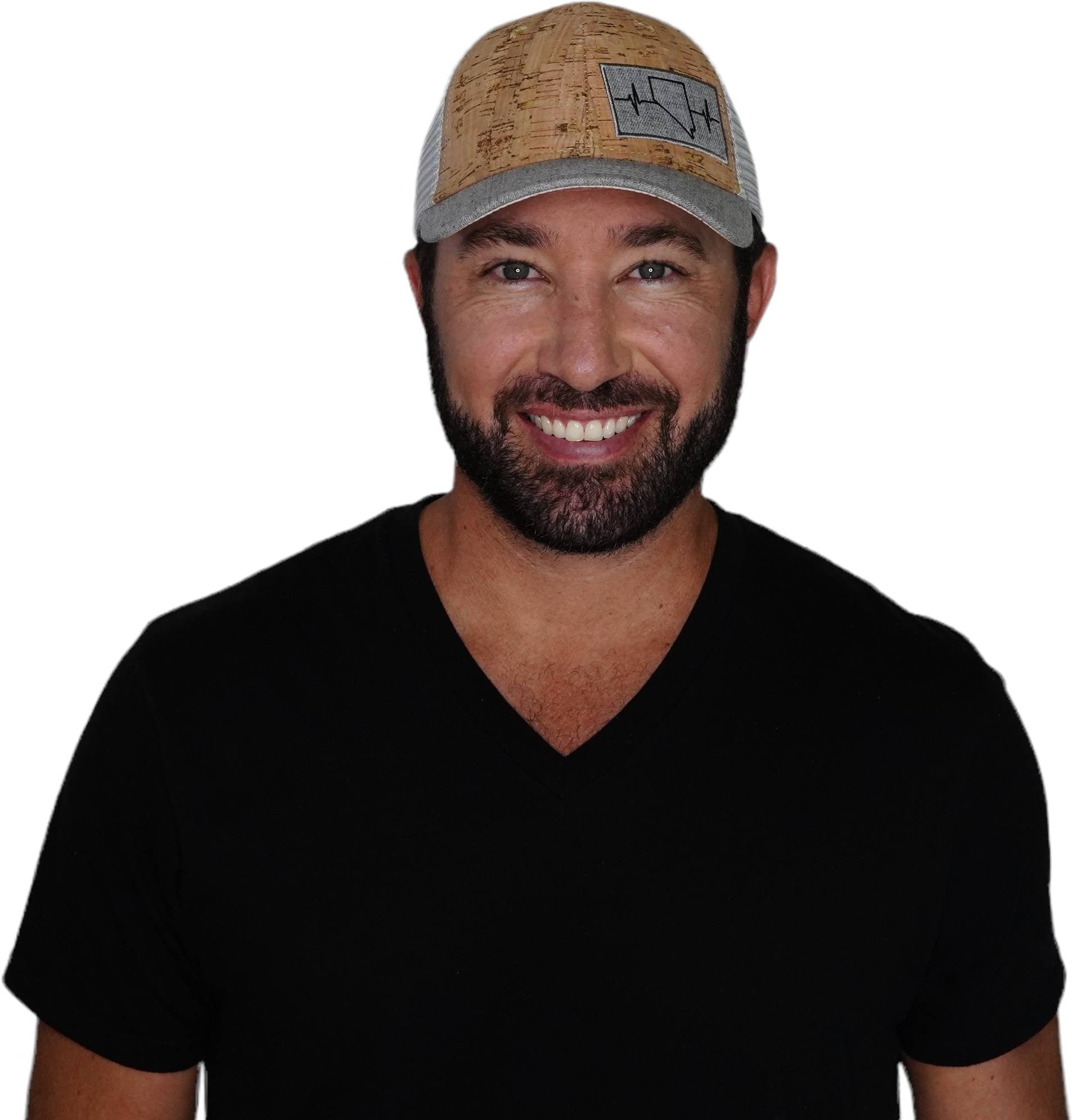 Nevada Hat - Low Profile - Cork - Heather Gray / Gray - Trucker Mesh