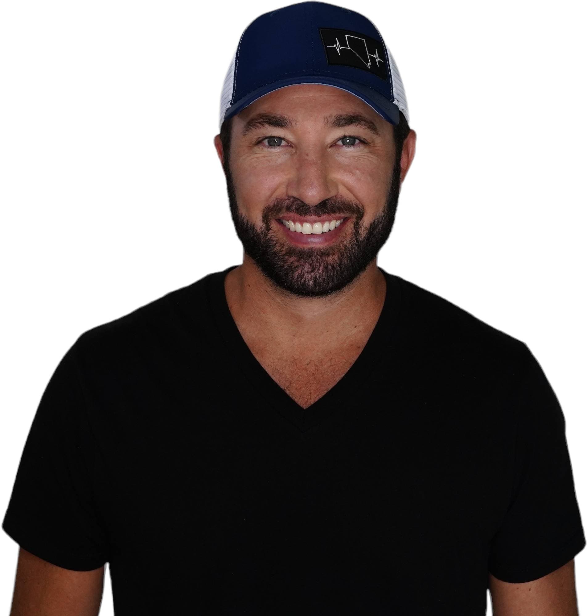 Nevada Hat - Low Profile - Navy / White - Trucker Mesh