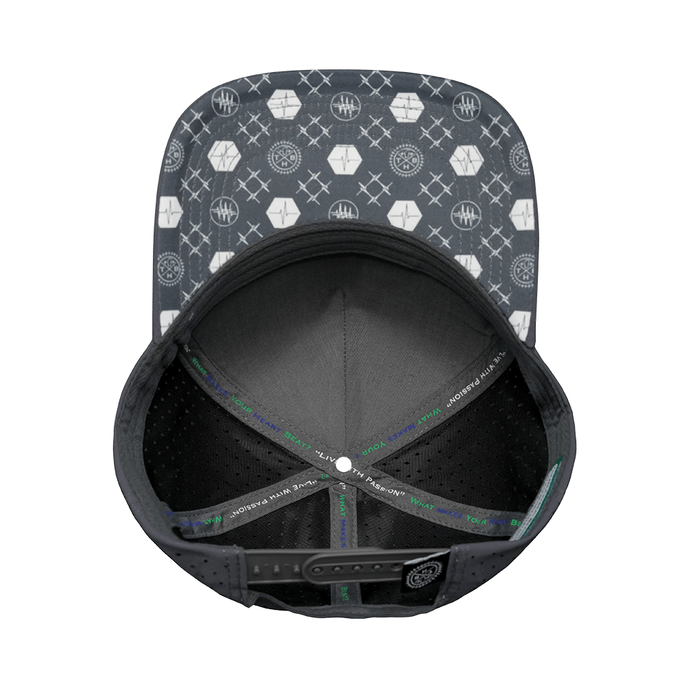 Pickleball Hat - Trucker Hat - Charcoal Gray - Laser Mesh