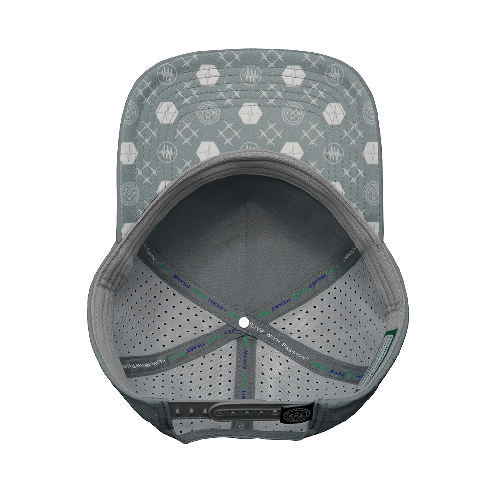 Pickleball Hat - Trucker Hat - Gray - Laser Mesh