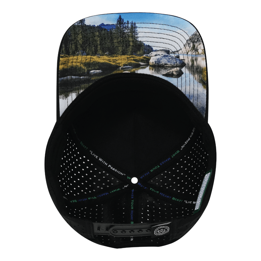 Prospecting Hat - Trucker Hat - Black - Laser Mesh