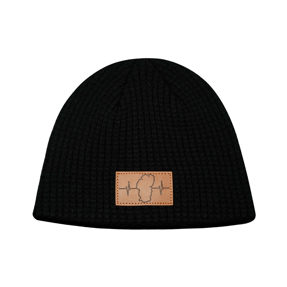 Tahoe Beanie - Waffle - Black