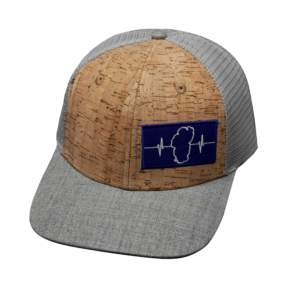 Tahoe Hat - Baseball Hat Fit - Cork - Heather Gray / Gray - Trucker Mesh