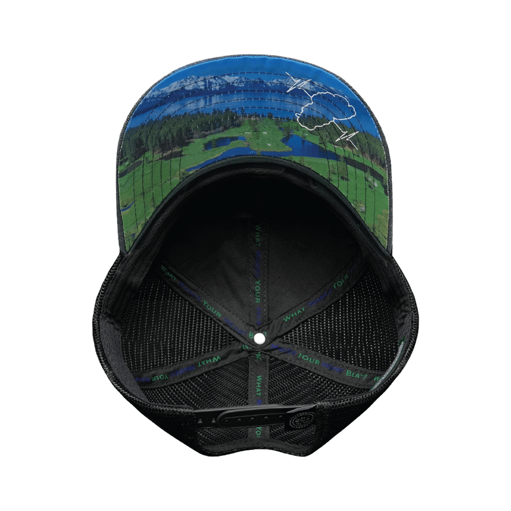 Tahoe Hat - Baseball Hat Fit - Heather Charcoal / Gray - Trucker Mesh