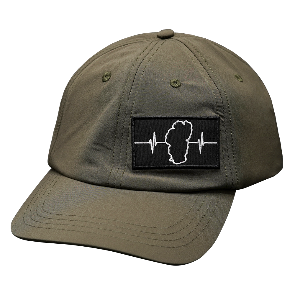 Tahoe Hat - Dad Hat - Olive - Fabric Back