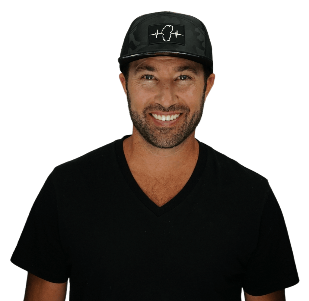 Tahoe Hat - Flat Bill - Black Camo / Black - Laser Mesh