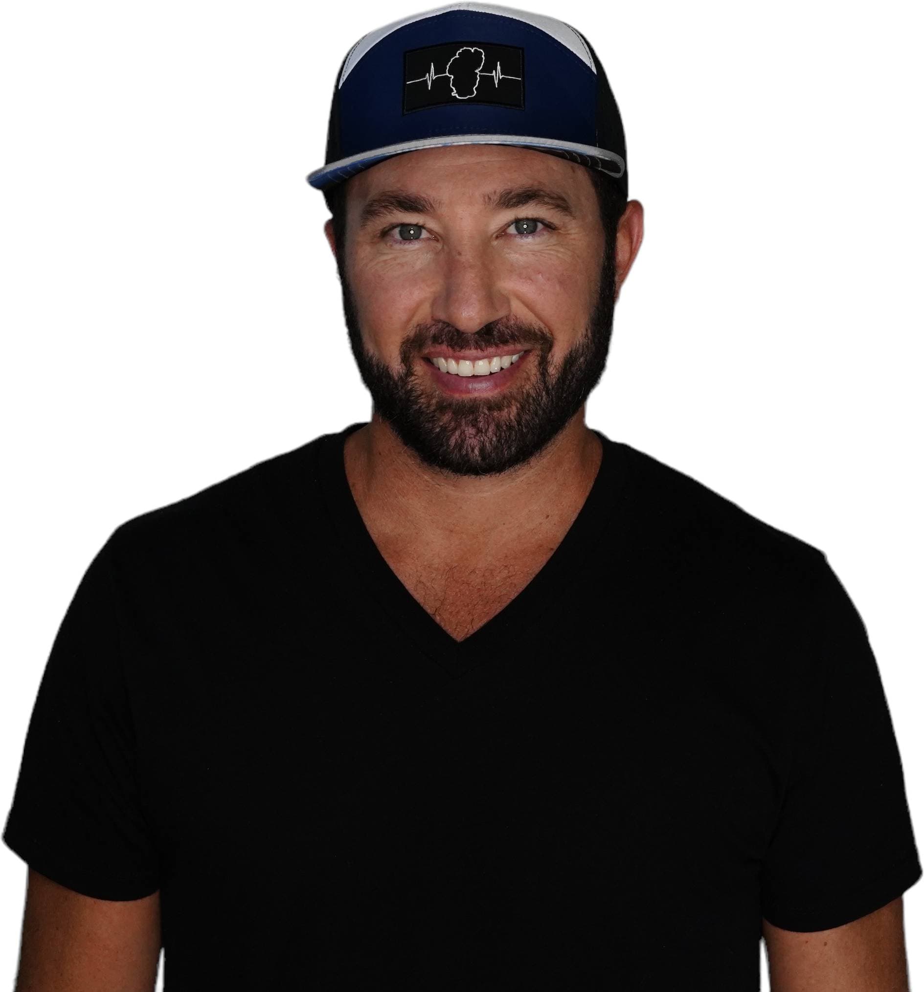 Tahoe Hat - Flat Bill - Gray / Navy / White / Black - Laser Mesh