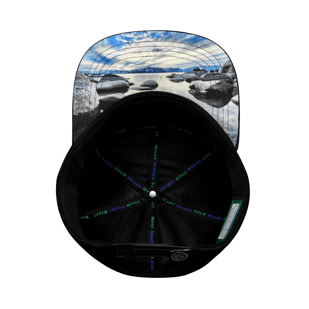 Tahoe Hat - Flat Bill - Navy Camo / Black - Jersey Mesh