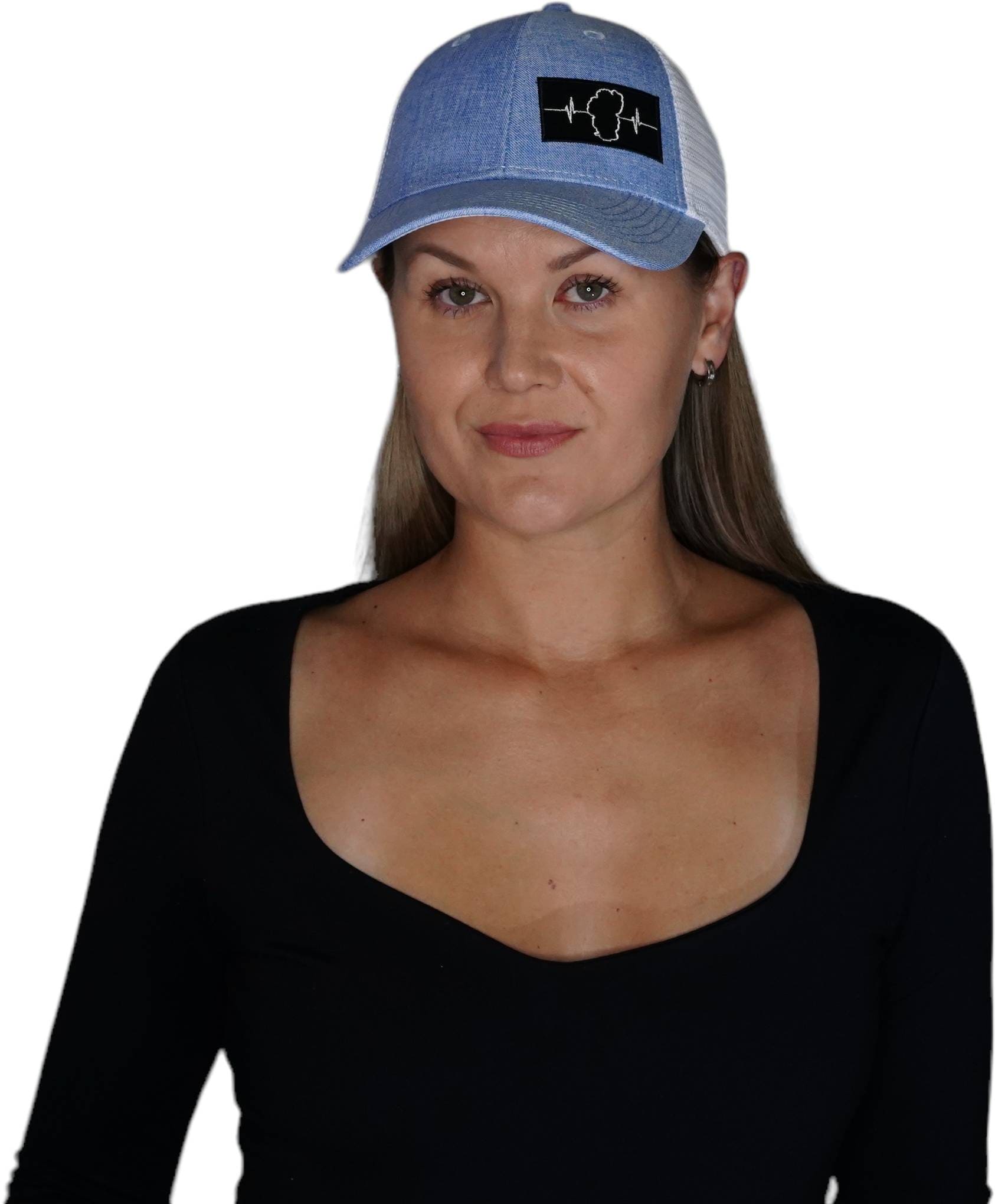Tahoe Hat - Low Profile - Light Blue / White - Trucker Mesh