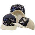 **YOUTH** Color Vibes Hat - Flat Bill - Dusk Camo - Cream / Charcoal - Laser Mesh