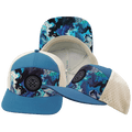 **YOUTH** Color Vibes Hat - Flat Bill - Blue Dream - Slate Blue / Cream - Laser Mesh