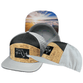 **YOUTH** Florida Hat - Flat Bill - Cork - Gray / Charcoal - Jersey Mesh