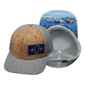 **YOUTH** Tahoe Hat - Baseball Hat Fit - Cork - Heather Gray / Gray - Trucker Mesh